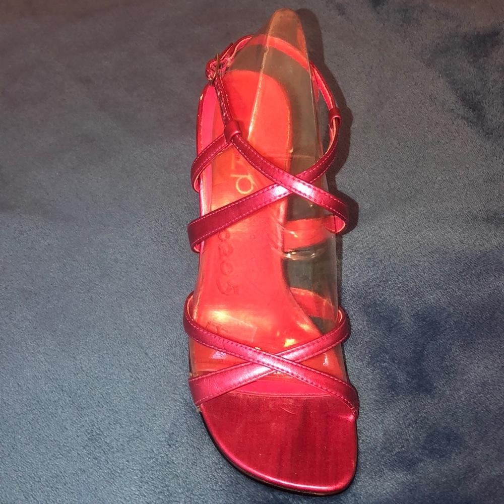 RSVP hot pink heels